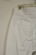 Lee Relaxed Fit White Cargo Capris | 10