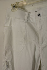 Lee Relaxed Fit White Cargo Capris | 10