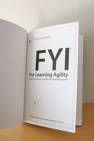 FYI For Learning Agility: A Must-Have Resource For High Potential Development