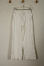 NEW Rhythm White Macy Scalloped Pants | 2