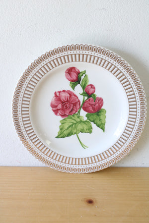 American Atlier At Home Christmas Floral 5429 Plate | 8"