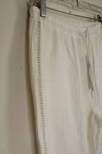 NEW Rhythm White Macy Scalloped Pants | 2