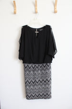 Scarlett Black Glitter Dress | 4 (S)