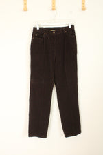 Ruby Rd. Brown Corduroy Straight leg Pants | 6