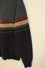 NEW Alexander Julian Fleece Knit Quarter Zip Pullover Sweater | L
