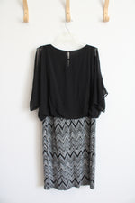 Scarlett Black Glitter Dress | 4 (S)