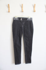 Kancan Embroidered Gray Pants | 9