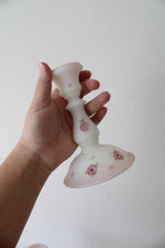 Fenton Berries & Blossoms Satin Candlesticks | 6"