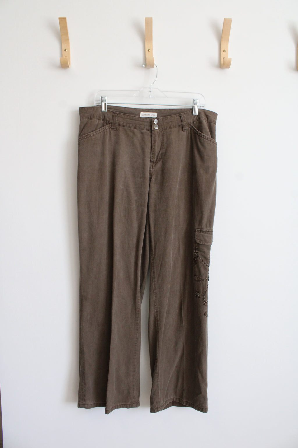 Coldwater Creek Brown Embellished Pants | 12