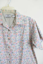 J.I.T Sport Vintage Floral Button Down Top | M