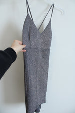 Windsor Gray Shimmer Mini Dress | S