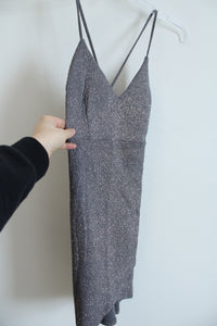 Windsor Gray Shimmer Mini Dress | S