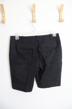 Talbots Black Chino Shorts | 8 Petite