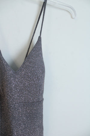 Windsor Gray Shimmer Mini Dress | S