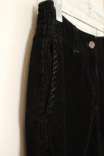 Eddie Bauer Black Corduroy Stretch Skirt | 6