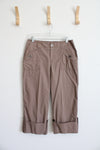 Sonoma Brown Capri Pants | 8