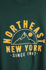 Aeropostale Green and Yellow Northeast New York Thermal Shirt | XS