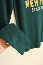 Aeropostale Green and Yellow Northeast New York Thermal Shirt | XS
