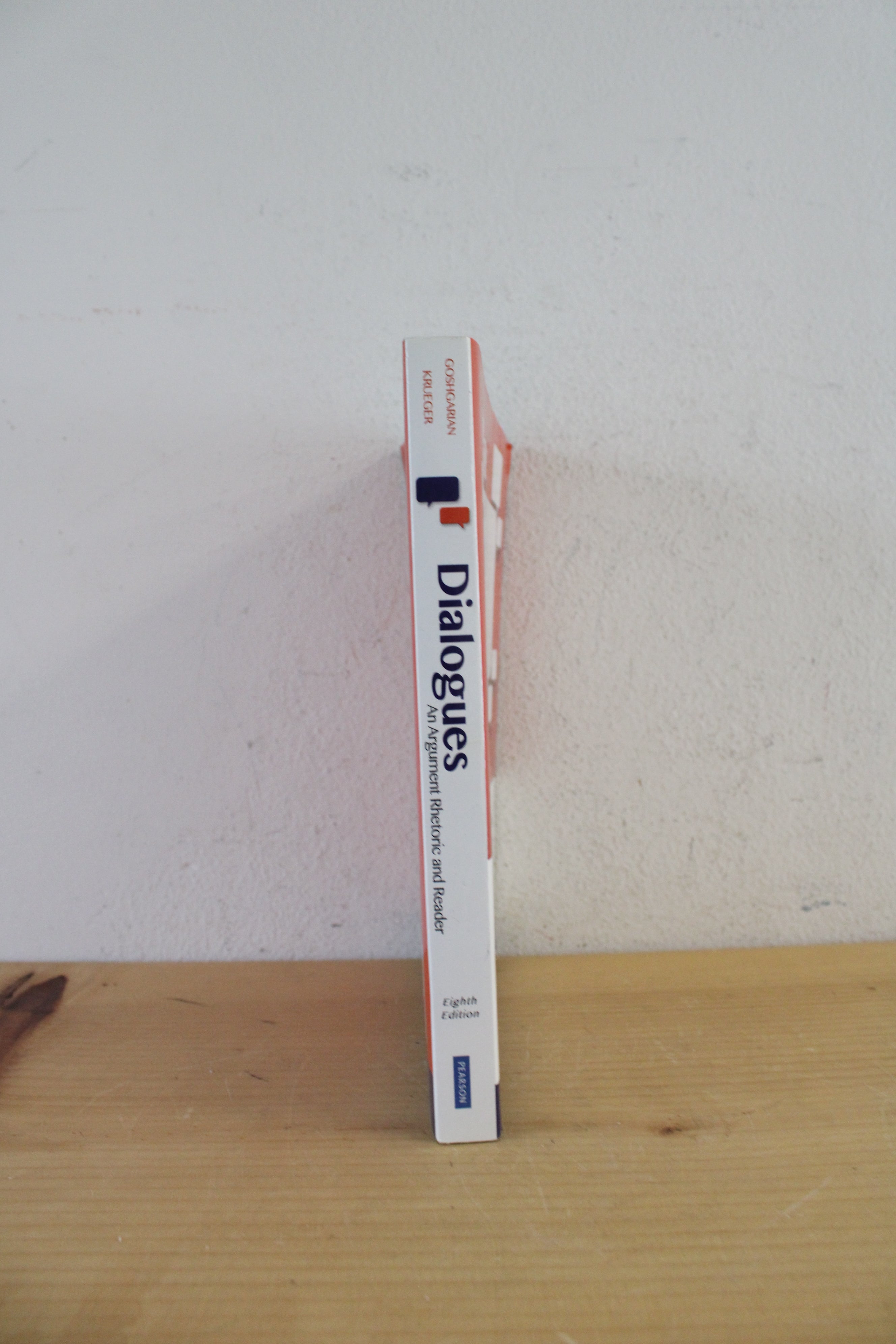 Dialogues: An Argument Rhetoric And Reader By Gary Goshgarian & Kathleen Kreuger Eighth Edition