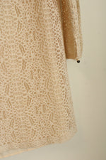 One Clothing Ivory Floral Lace Dress | M