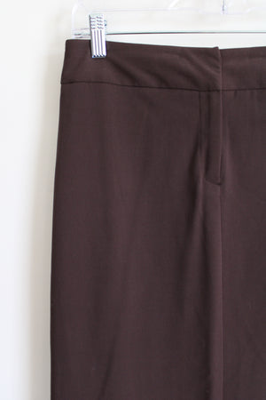 Nine & Company Basics Stretch Brown Skirt | 10 Petite