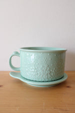 Temptations Mint Green Christmas Tree Mug Meal Set