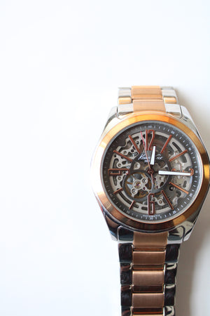 Kenneth Cole Stainless Steel Water Resistant Two-Toned Analog Watch
