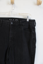 Old Navy High Rise Wow Straight Black Jeans | 12