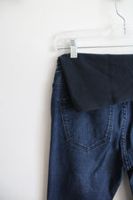 Mama Maternite Full Panel Skinny Dark Wash Maternity Jeans | 4