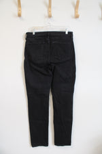 Old Navy High Rise Wow Straight Black Jeans | 12