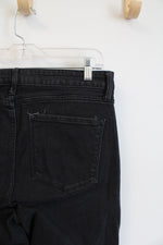 Old Navy High Rise Wow Straight Black Jeans | 12