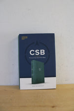 Earthen Teal LeatherTouch Personal Size Giant Print Christian Standard Bible