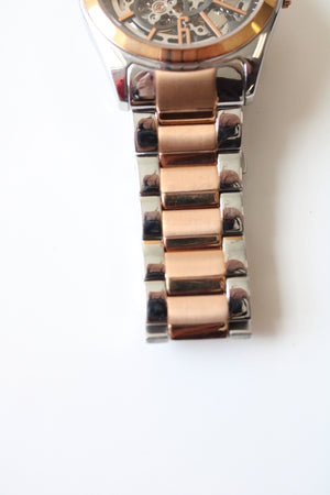 Kenneth Cole Stainless Steel Water Resistant Two-Toned Analog Watch