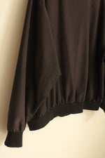 Amati Black Zip Front Bomber Jacket | XL
