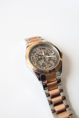 Kenneth Cole Stainless Steel Water Resistant Two-Toned Analog Watch