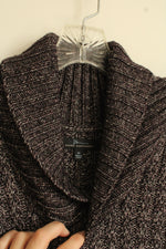 Mark Anthony Gray Maroon Knit LS Sweater | M