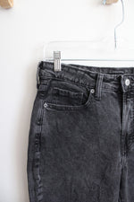 Old Navy O.G. Straight High Rise Gray Jeans | 8 Petite