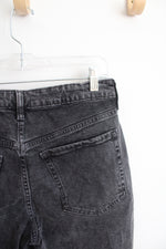 Old Navy O.G. Straight High Rise Gray Jeans | 8 Petite