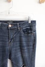 Wax Jean Distressed Skinny Jeans | 9