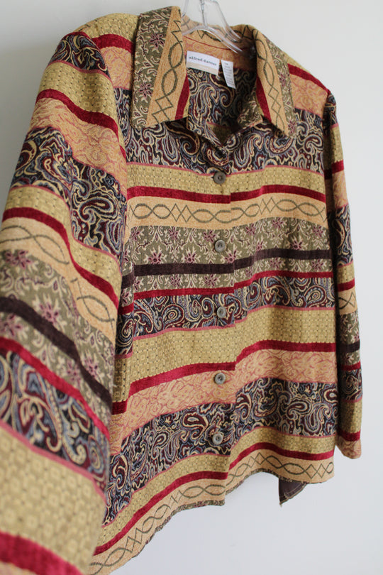 Alfred Dunner Tapestry Jacket | 18W