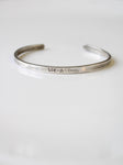 We Are. . . Sterling Silver Cuff Bracelet