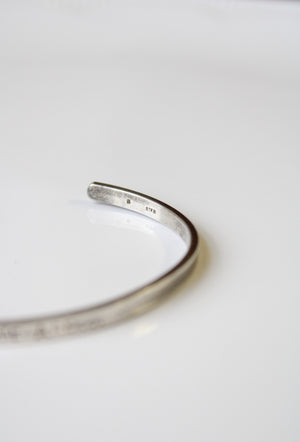 We Are. . . Sterling Silver Cuff Bracelet