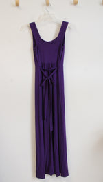 Ann Taylor Purple Knit Maxi Dress | XS