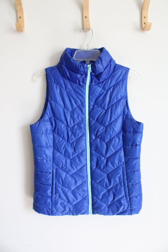 SO Cobalt Blue Perfect Puffer Vest | M