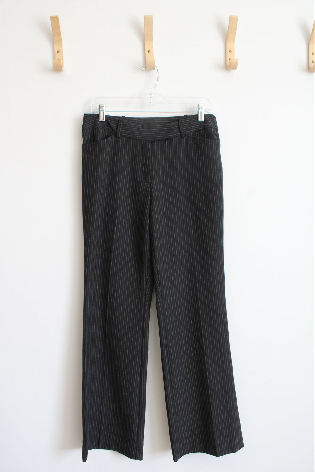 George Black Striped Dress Pants | 8