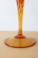 Murano Italy Hand Blown Art Glass Candle Holder Pedestal Vase