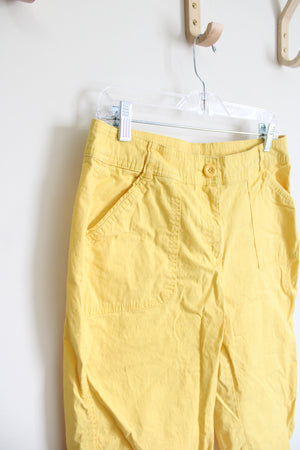 Croft & Barrow Yellow Natural Fit Long Short | 12