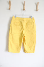 Croft & Barrow Yellow Natural Fit Long Short | 12