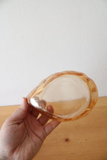 Jeannette Vintage Marigold Iridescent Carnival Candy Dish