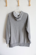 The Warmy Gray Fleece Lined Hoodie | M